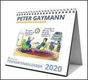 Cartoons von der Couch. Postkartenkalender 2020