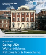 Going USA 2019: Weiterbildung, Fellowship & Forschung