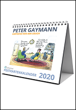 Cartoons von der Couch. Postkartenkalender 2020