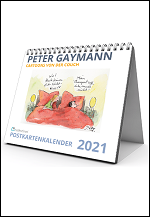 Cartoons von der Couch. Postkartenkalender 2021