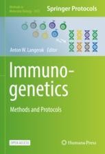 Immunogenetics Methods and Protocols