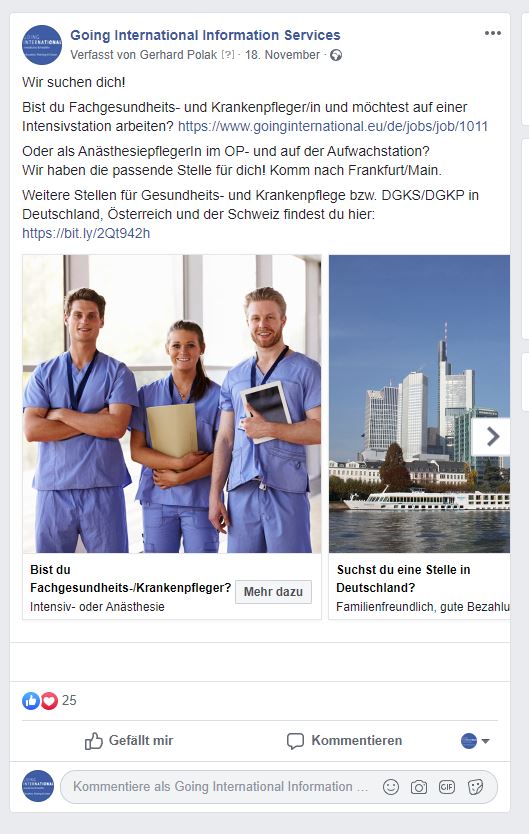 Facebook Werbung