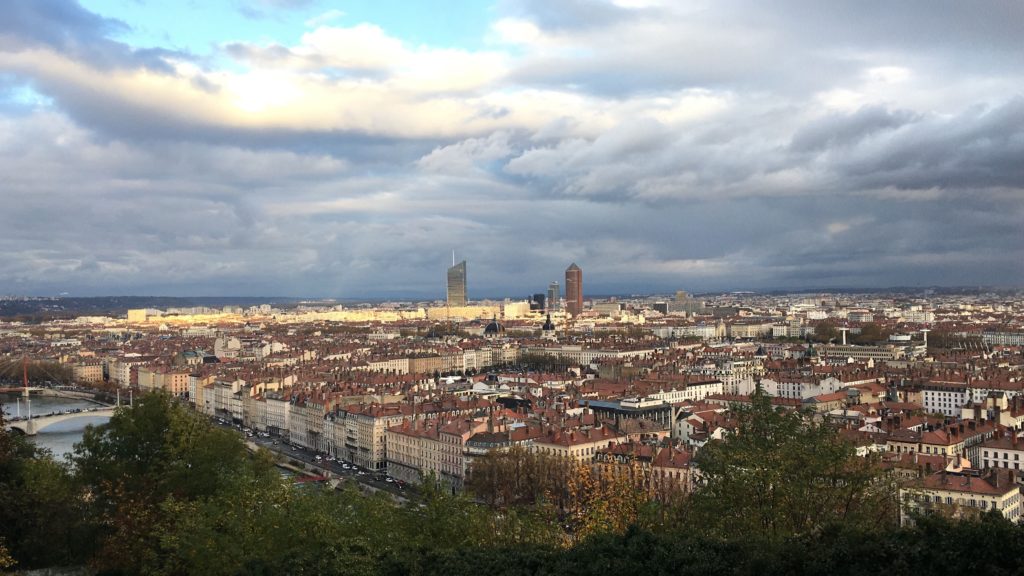 © Michael Reisinger, Ausblick auf die Presqu’île vom Hügel Fourvière