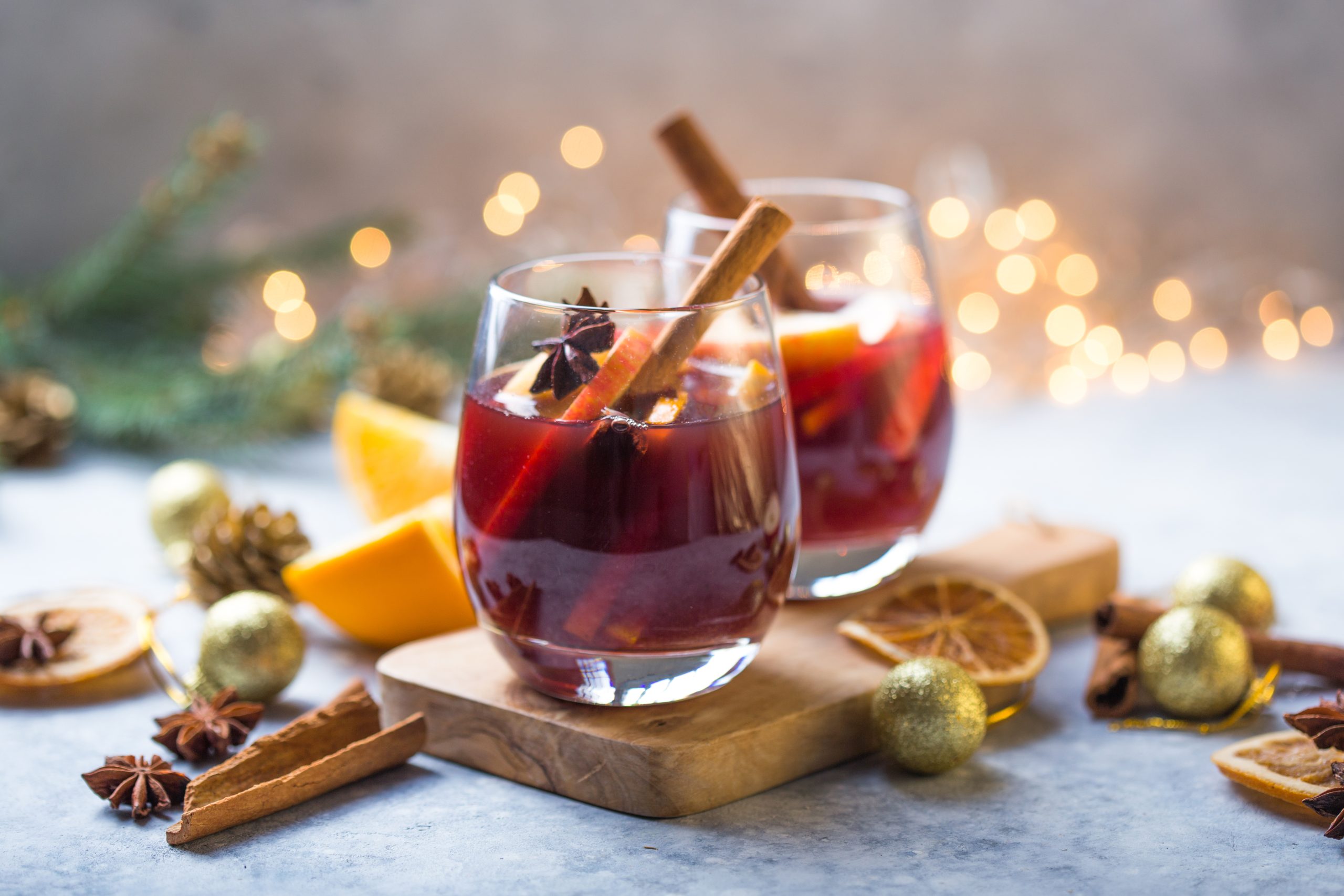 Christmas,Mulled,Wine,Delicious,Holiday,Like,Parties,With,Orange,Cinnamon